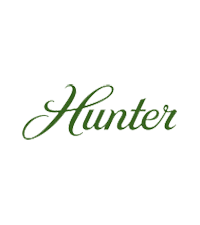 Hunter brand logo, text-only design