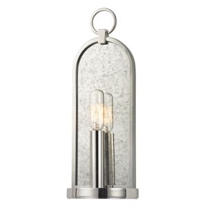 Lowell One Light Wall Sconce in Polished Nickel by Hudson Valley