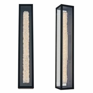 Allegri Lina Esterno 38" Outdoor Wall Sconce in Matte Black