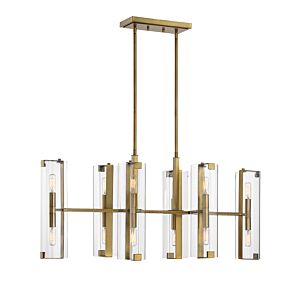 Winfield 12 Light Chandelier in Warm Brass by Savoy House