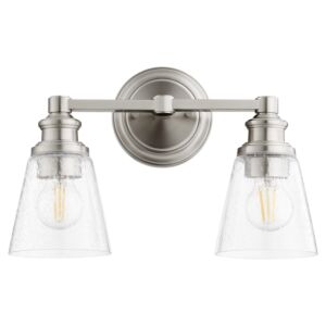 Dunbar 2-Light Wall Mount in Satin Nickel