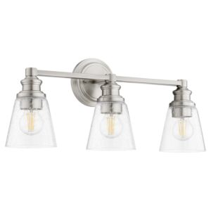 Dunbar 3-Light Bathroom Vanity Light in Satin Nickel