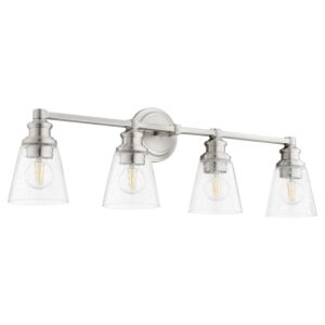 Dunbar 4-Light Bathroom Vanity Light in Satin Nickel