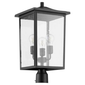 Riverside 3-Light Post Mount in Textured Black