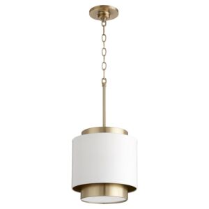 Drum Pendants 1-Light Pendant in Studio White