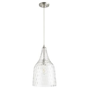 8142 Pendants One Light Pendant in Satin Nickel by Quorum International