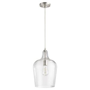 8143 Pendants 1-Light Pendant in Satin Nickel