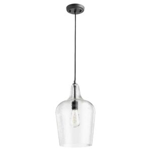 8143 Pendants 1-Light Pendant in Textured Black