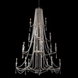 Barcelona 18 Light Chandelier in Transcend Silver by Varaluz