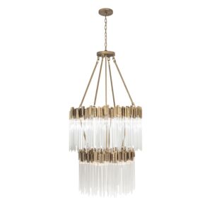 Matrix 14 Light Chandelier in Havana Gold by Varaluz