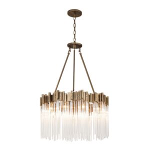 Matrix Ten Light Pendant in Havana Gold by Varaluz