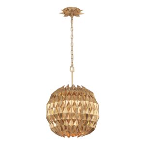 Forever Three Light Pendant in French Gold by Varaluz