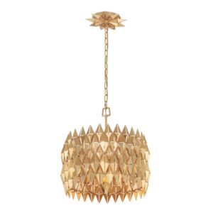 Forever Four Light Pendant in French Gold by Varaluz