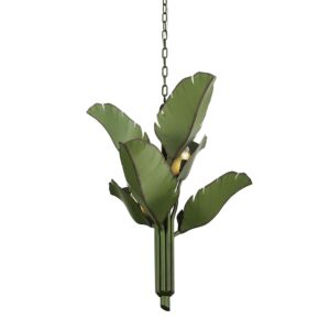 Banana Leaf Six Light Chandelier in Banana Leaf by Varaluz