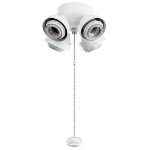 Accessory LED Fan Fitter in Matte White by Kichler