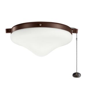 Accessory 2-Light LED Fan Light Kit in Coffee Mocha