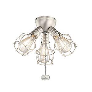 Accessory 3-Light LED Fan Light Kit in Brushed Nickel