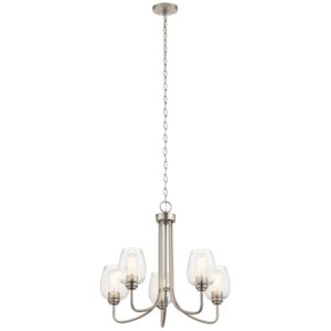 Valserrano 5-Light Chandelier in Brushed Nickel