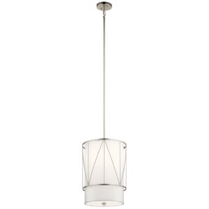 Birkleigh 1-Light Pendant in Satin Nickel