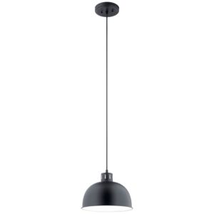 Zailey 1-Light Pendant in Black