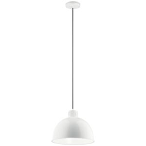 Zailey One Light Pendant in White by Kichler