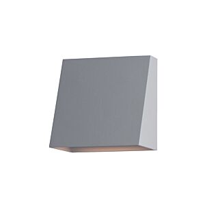 Pathfinder LED Outdoor Wall Sconce in Silver by Maxim