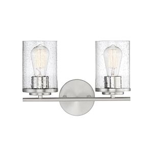 Marshall Two Light Bath Bar in Polished Chrome by Savoy House