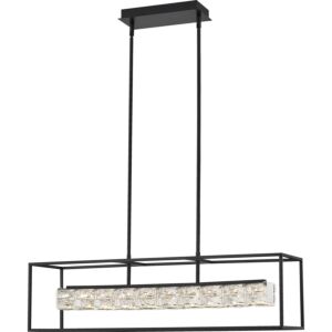 Dazzle LED Island Chandelier in Matte Black by Quoizel