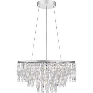 Twinkle Six Light Pendant in Polished Chrome by Quoizel