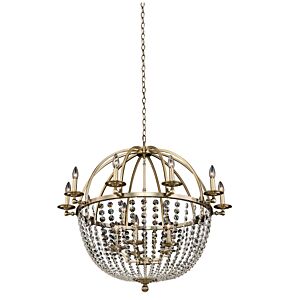 Pendolo  Chandelier in Brushed Champagne Gold by Allegri