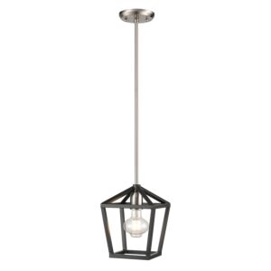 Cabot Trail 1-Light Mini-Pendant in Satin and Graphite