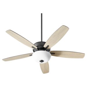 Breeze 52"Ceiling Fan in Textured Black by Quorum International