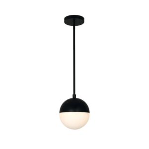 Fusion 1-Light Pendant in Black