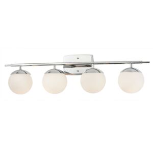 Fusion  Bathroom Bathroom Vanity Light in Polished Chrome by Justice Designs