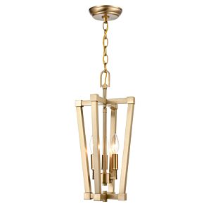 3-Light Pendant in Modern Gold