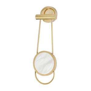 Jervis LED Wall Sconce in Aged Brass by Hudson Valley