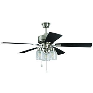 Kate 52" Ceiling Fan in Brushed Polished Nickel by Craftmade