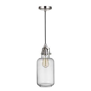 State House One Light Mini Pendant in Polished Nickel by Craftmade