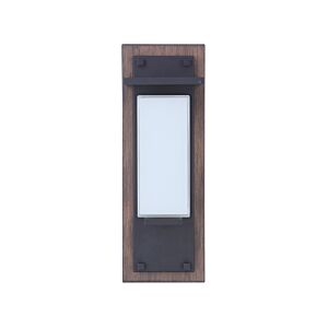 Craftmade Heights Outdoor Hanging Light in Whiskey Barrel with Midnight