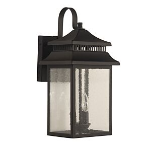 Craftmade Crossbend 3-Light Outdoor Wall Light in Textured Matte Black