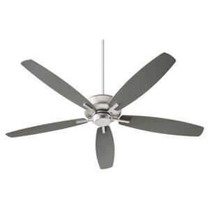 Breeze 60" 60"Hanging Ceiling Fan in Satin Nickel