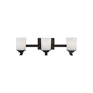 Generation Lighting Kemal 3-Light Bathroom Vanity Light in Bronze