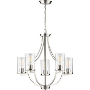 Lassiter 5-Light Chandelier in Brushed Nickel