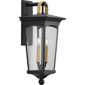 Chatsworth 2-Light Wall Lantern in Black