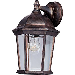 Builder Cast 1-Light Outdoor Wall Lantern in Empire Bronze