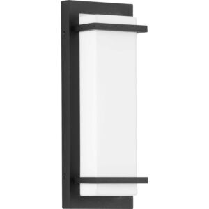 Z-1080 LED 1-Light LED Outdoor Wall Sconce in Black