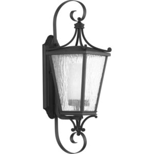 Cadence 1-Light Wall Lantern in Black