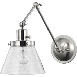 Hinton  Swing Arm Wall Lamp in Brushed Nickel by Progress Lighting