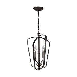 Generation Lighting Romee 3-Light Foyer Light in Bronze