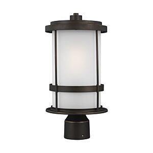 Generation Lighting Wilburn Outdoor Post Light in Antique Bronze